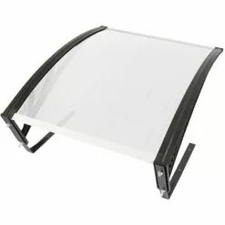 YONGQING Abri Pour Robot Tondeuse Protection Garages Toit Protection Solaire Pour Robots Tondeuses Transparent Toit Carport Pour Tondeuses - Noir-argent