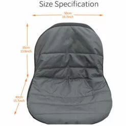 ASUPERMALL Housse De Siege De Tondeuse A Gazon Housse De Siege De Tracteur Heavy Duty Rembourre 600D Oxford Material Gris, Gris -Tondeuse Boutique 37236067 4