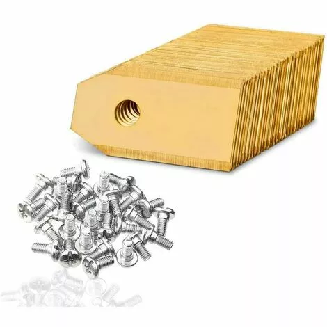 ABCRITAL Lames De Couteau En Titane, Couteau De Tondeuse À Gazon Robot Pour Toutes Les Vis De Tondeuse À Gazon Robot Husqvarna Automower 5 ABCRITAL Lames De Couteau En Titane, Couteau De Tondeuse À Gazon Robot Pour Toutes Les Vis De Tondeuse À Gazon Robot Husqvarna Automower – Image 3