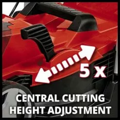 Einhell Tondeuse Sans Fil GE-CM 18/33 Li-Solo Power X-Change (18 V, 200 M², 33 Cm, 30 L, Réglage De La Hauteur De Coupe En 5 étapes) Livré Sans Batterie Ni Chargeur -Tondeuse Boutique 38402018 3