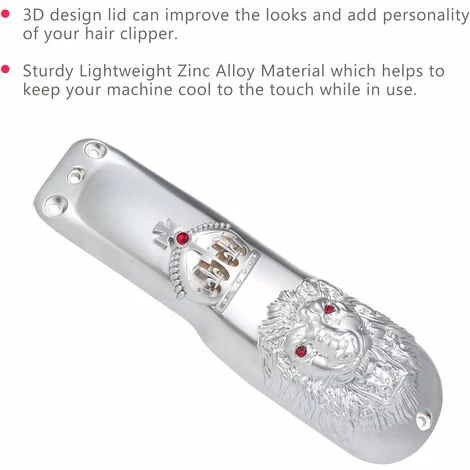 ASUPERMALL Metal Retro Tondeuse A Cheveux Couverture Personnalite Tondeuse A Cheveux Couverture Arriere Couvercle Tondeuse A Cheveux Couvercle, Style 2, Or 6 ASUPERMALL Metal Retro Tondeuse A Cheveux Couverture Personnalite Tondeuse A Cheveux Couverture Arriere Couvercle Tondeuse A Cheveux Couvercle, Style 2, Or – Image 4