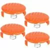 ECHOO Capuchons De Bobine, Ressorts Accessoires De Pièces De Rechange Couvercles De Capuchon De Bobine De Rechange Compatibles Avec Ressort Pour Bobine De Débroussailleuse AFS Matériau ABS Solide Et Durable (4PCS) -Tondeuse Boutique 39605931 1