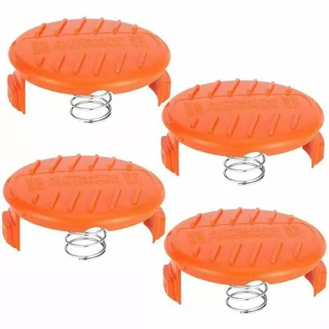 ECHOO Capuchons De Bobine, Ressorts Accessoires De Pièces De Rechange Couvercles De Capuchon De Bobine De Rechange Compatibles Avec Ressort Pour Bobine De Débroussailleuse AFS Matériau ABS Solide Et Durable (4PCS) 3 ECHOO Capuchons De Bobine, Ressorts Accessoires De Pièces De Rechange Couvercles De Capuchon De Bobine De Rechange Compatibles Avec Ressort Pour Bobine De Débroussailleuse AFS Matériau ABS Solide Et Durable (4PCS)