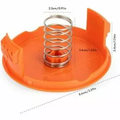 ECHOO Capuchons De Bobine, Ressorts Accessoires De Pièces De Rechange Couvercles De Capuchon De Bobine De Rechange Compatibles Avec Ressort Pour Bobine De Débroussailleuse AFS Matériau ABS Solide Et Durable (4PCS) 9 ECHOO Capuchons De Bobine, Ressorts Accessoires De Pièces De Rechange Couvercles De Capuchon De Bobine De Rechange Compatibles Avec Ressort Pour Bobine De Débroussailleuse AFS Matériau ABS Solide Et Durable (4PCS) -Tondeuse Boutique 39605931 3