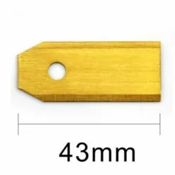 DONTODENT 30 Lames De Rechange En Titane Pour Tondeuse à Gazon Husqvarna 30 Lames De Tondeuse Et - 43*18*0.75MM Avec Vis 5 DONTODENT 30 Lames De Rechange En Titane Pour Tondeuse à Gazon Husqvarna 30 Lames De Tondeuse Et - 43*18*0.75MM Avec Vis -Tondeuse Boutique 41384202 2