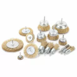 THSINDE Ensemble De Brosses Métalliques, Brosses De Roue Et De Coupe En Laiton Avec Tige, Brosses De Ponçage Pour Diverses Perceuses, Parfaites Pour éliminer La Rouille, La Corrosion, La Peinture Pour Les Outils électriques, De Jardin Et à Main (paquet De 9) -Tondeuse Boutique 42180322 3