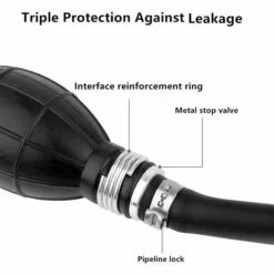 THSINDE Tuyau Gaz Carburant Pompe,Poire Amorçage Carburant Auto Bateau,Universelle Pompe à Essence De Carburant De Tuyau D'Aspiration Siphon De Pompe à Eau/essence Avec Pompe De Transfert De Carburant(8mm) -Tondeuse Boutique 42452081 3
