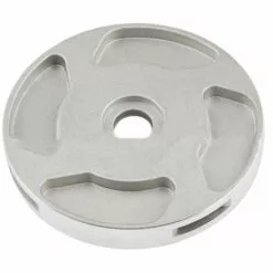 DONTODENT Tête De Coupe En Aluminium, Accessoires De Tondeuse à Gazon, Plateau De Coupe En Aluminium, Grand Plateau Rond En Aluminium, Tête De Coupe Solide Et Durable, Pas Facile à Casser L'argent -Tondeuse Boutique 43005427 2