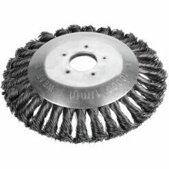 6 Pouces Coupe-bordure à Batterie Tete Trimmer D'herbe De Brosse De Roue Acier Pour Jardin Jmax