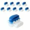 DENUOTOP 10 Pièces Connecteurs Câble, Borne Connecteur Cable, Connecteur Étanche, Connecteur Fil À Sertir À 3 Trous Connecteur De Tondeuse Rempli De Gel, Pour Les Tondeuses À Gazon Robotisées -Tondeuse Boutique 45300585 1