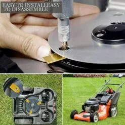 DENUOTOP Lames De Couteau En Titane 30 X Lames De Rechange Robot Tondeuse Pour Tous Les Tondeuses De Jardin Automower Husqvarna Gardena Yard Force Automower Robuste 10 DENUOTOP Lames De Couteau En Titane 30 X Lames De Rechange Robot Tondeuse Pour Tous Les Tondeuses De Jardin Automower Husqvarna Gardena Yard Force Automower Robuste -Tondeuse Boutique 45307136 4