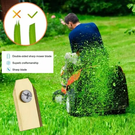 DENUOTOP Lames De Couteau En Titane 30 X Lames De Rechange Robot Tondeuse Pour Tous Les Tondeuses De Jardin Automower Husqvarna Gardena Yard Force Automower Robuste 7 DENUOTOP Lames De Couteau En Titane 30 X Lames De Rechange Robot Tondeuse Pour Tous Les Tondeuses De Jardin Automower Husqvarna Gardena Yard Force Automower Robuste – Image 5