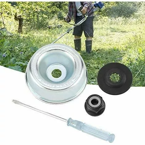 LONGZIMING Kit De Maintenance D'accessoires Pour Adaptateur Tondeuse à Gazon Pour Stihl Rondelle De Butée, Plaque De Support, écrou De Collier Tournevis De Maintenance Kit Fixation De L'adaptateur De Lame 5 LONGZIMING Kit De Maintenance D'accessoires Pour Adaptateur Tondeuse à Gazon Pour Stihl Rondelle De Butée, Plaque De Support, écrou De Collier Tournevis De Maintenance Kit Fixation De L'adaptateur De Lame – Image 3