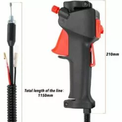 LONGZIMING Pièces De Tondeuse à Gazon Interrupteurs Trimmer Débroussailleuse Poignée Commutateur Poignée D'accélérateur Accessoires De Câble 6 LONGZIMING Pièces De Tondeuse à Gazon Interrupteurs Trimmer Débroussailleuse Poignée Commutateur Poignée D'accélérateur Accessoires De Câble -Tondeuse Boutique 47155509 2