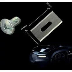 Lame De Tondeuse，Lot De 30 Lames De Tondeuse En Acier Inoxydable Pour Betterlife 36,5 X 18,5 X 0,65 Mm (Argent) -Tondeuse Boutique 48585525 4