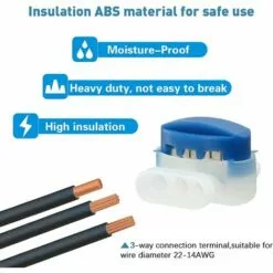 Lot De 20 Connecteurs De Câble Remplis Des Résines Pour Robot Tondeuse Betterlife，Original Connecteurs 314 Pour Robot Tondeuse（bleu） -Tondeuse Boutique 48880860 4