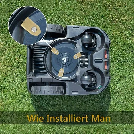 GUAZHUNIFR Lame De Rechange En Titane Pour Tondeuse, Lot De 30 Lame De Tondeuse à Gazon, Faucheuses à Gazon Accessoires Avec Vis Guazhuni 5 GUAZHUNIFR Lame De Rechange En Titane Pour Tondeuse, Lot De 30 Lame De Tondeuse à Gazon, Faucheuses à Gazon Accessoires Avec Vis Guazhuni – Image 3