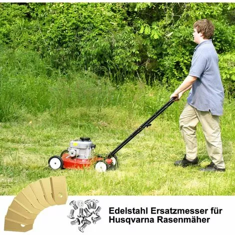 GUAZHUNIFR Lame De Rechange En Titane Pour Tondeuse, Lot De 30 Lame De Tondeuse à Gazon, Faucheuses à Gazon Accessoires Avec Vis Guazhuni 7 GUAZHUNIFR Lame De Rechange En Titane Pour Tondeuse, Lot De 30 Lame De Tondeuse à Gazon, Faucheuses à Gazon Accessoires Avec Vis Guazhuni – Image 5