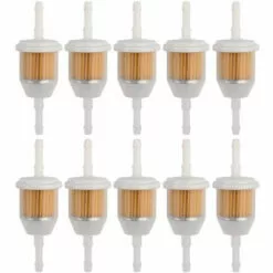 SUPERSELLER Lame De Tondeuse 10 Pièces 6 MM X 8 MM 1/4 '' 5/16 '' Filtre à Gaz De Carburant En Ligne Pour Tondeuse à Gazon Petit Moteur, 10 Pièces
