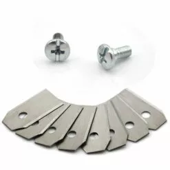 ZHUOXUAN Lames De Rechange En Titane Pour Tous Les Tondeuses De Jardin Automower Husqvarna/Gardena/Yard Force/Automower, Robuste (3.1 G / 0.75 Mm) Avec Vis 10 ZHUOXUAN Lames De Rechange En Titane Pour Tous Les Tondeuses De Jardin Automower Husqvarna/Gardena/Yard Force/Automower, Robuste (3.1 G / 0.75 Mm) Avec Vis -Tondeuse Boutique 51447822 4