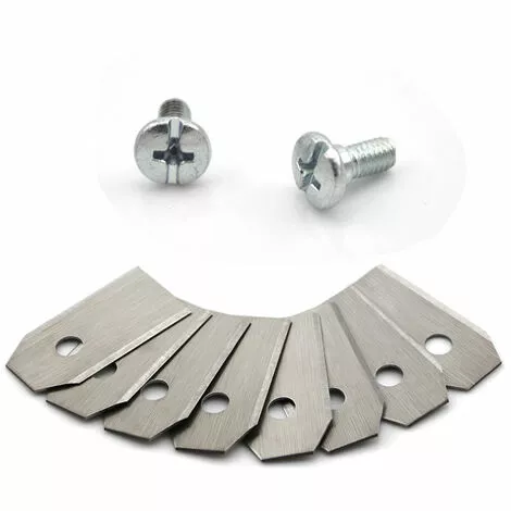 ZHUOXUAN Lames De Rechange En Titane Pour Tous Les Tondeuses De Jardin Automower Husqvarna/Gardena/Yard Force/Automower, Robuste (3.1 G / 0.75 Mm) Avec Vis 6 ZHUOXUAN Lames De Rechange En Titane Pour Tous Les Tondeuses De Jardin Automower Husqvarna/Gardena/Yard Force/Automower, Robuste (3.1 G / 0.75 Mm) Avec Vis – Image 4