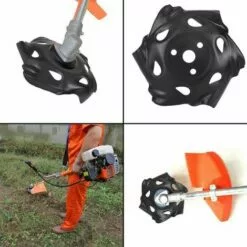 LITZEE Tête De Débroussailleuse à Bordure Ronde En Acier Carbone Noir Pour Tondeuse à Gazon Accessoire Pour Jardin, Pelouse, Ferme 10 LITZEE Tête De Débroussailleuse à Bordure Ronde En Acier Carbone Noir Pour Tondeuse à Gazon Accessoire Pour Jardin, Pelouse, Ferme -Tondeuse Boutique 51557055 4