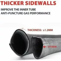 DECKON Dcolor Lot De 2 Chambres à Air De 4,10/3,50-4" Pour Chariot à Main, Chariot De Transport, Chariot De Jardin, Tuyau De Rechange De 4,10-4 -Tondeuse Boutique 51585553 3