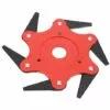 60mm 6 Dents Extérieur Lames De Coupe-herbe Tondeuse à Gazon Coupe-herbe Tête De Machine (Rouge)，Fontainebleau -Tondeuse Boutique 52570054 1