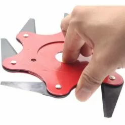 60mm 6 Dents Extérieur Lames De Coupe-herbe Tondeuse à Gazon Coupe-herbe Tête De Machine (Rouge)，Fontainebleau -Tondeuse Boutique 52570054 3