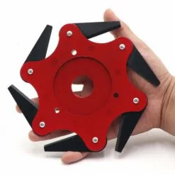 60mm 6 Dents Extérieur Lames De Coupe-herbe Tondeuse à Gazon Coupe-herbe Tête De Machine (Rouge)，Fontainebleau -Tondeuse Boutique 52570054 4