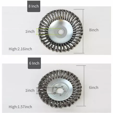 LIFCAUSAL Tête De Coupe Débroussailleuse Tête De Tondeuse à Gazon D'extérieur Tête De Rasoir En Fil D'acier Accessoires De Tête De Coupe Outil De Mangeur D'herbe Remplacement Extra Résistant Pour Meuleuses D'angle De Peinture Antirouille 4 LIFCAUSAL Tête De Coupe Débroussailleuse Tête De Tondeuse à Gazon D'extérieur Tête De Rasoir En Fil D'acier Accessoires De Tête De Coupe Outil De Mangeur D'herbe Remplacement Extra Résistant Pour Meuleuses D'angle De Peinture Antirouille – Image 2