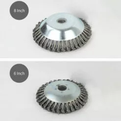 LIFCAUSAL Tête De Coupe Débroussailleuse Tête De Tondeuse à Gazon D'extérieur Tête De Rasoir En Fil D'acier Accessoires De Tête De Coupe Outil De Mangeur D'herbe Remplacement Extra Résistant Pour Meuleuses D'angle De Peinture Antirouille -Tondeuse Boutique 52587636 3