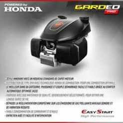 GARDEOPRO Tondeuse Thermique Tractée 167CC Avec Moteur Honda, Mulching Et éjection Latérale - Gardeo Pro -Tondeuse Boutique 52963792 4