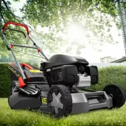 GARDEOPRO Tondeuse Thermique Tractée 167CC Avec Moteur Honda, Mulching Et éjection Latérale - Gardeo Pro -Tondeuse Boutique 52963792 5