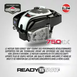 ELEM GARDEN TECHNIC Tondeuse Thermique Tractée 161CC Avec Moteur Briggs And Stratton, Mulching Et éjection Latérale - Elem Garden -Tondeuse Boutique 52963798 4