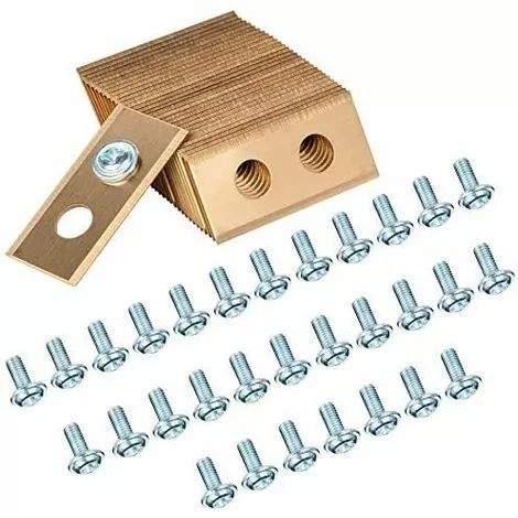 ABCRITAL Lot De 30 Lames De Rechange En Titane Pour Tondeuse Robot Worx Landroid Lames En Titane Et Vis Améliorées Pour Tondeuse Robot Worx Landroid 3 ABCRITAL Lot De 30 Lames De Rechange En Titane Pour Tondeuse Robot Worx Landroid Lames En Titane Et Vis Améliorées Pour Tondeuse Robot Worx Landroid