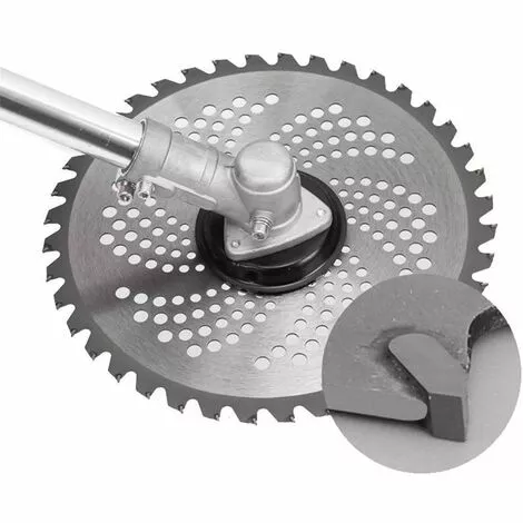 DECKON 1 Pièce 10 Pouces Tondeuse à Gazon En Alliage Tondeuse à Gazon Outils De Jardinage Pour Couper Les Arbustes Et Autres Cultures, 40t (40 Dents) 4 DECKON 1 Pièce 10 Pouces Tondeuse à Gazon En Alliage Tondeuse à Gazon Outils De Jardinage Pour Couper Les Arbustes Et Autres Cultures, 40t (40 Dents) – Image 2