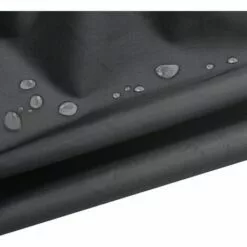 VERSAILLESFR Housse Pour Machine à Gazon Imperméable Et Résistante Avec Protection UV Universelle Avec Cordon De Serrage Noir XXL 245 X 50 X 140 Cm,Versailles -Tondeuse Boutique 54047155 5