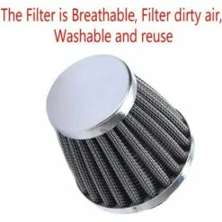 VERSAILLESFR 4 X Filtre à Air Froid Reniflard Carter Turbo Ventilateur 60mm Mini Bleu Pour Voiture Moto,Versailles -Tondeuse Boutique 54078117 4