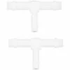 CYCLINGCOLORS 2x Raccord De Durite En T Diamètre 8mm + 6mm + 8mm Réducteur Adaptateur Tuyau Carburant Tondeuse Tracteur Voiture Scooter -Tondeuse Boutique 54313211 1