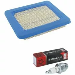 CYCLINGCOLORS Filtre A Air Compatible Avec Briggs And Stratton 491588, 31749, 399959, 491588S + Bougie Champion RJ19LM / T10 Tondeuse Tracteur Motoculteur