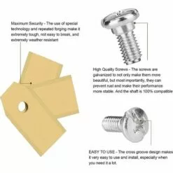 MODOU Couteau Lame Titane 30pièces, Lame Robot Tondeuse à Gazon Avec Vis, Convient Aux Lames Tondeuse Robot De Différentes Marques Et Modèles, Pièces Et Accessoires Tondeuses à Gazon. -Tondeuse Boutique 54333194 3