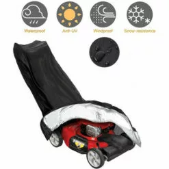 Housse Pour Tondeuse à Gazon, étanche, Anti-poussière Et Anti-UV, En 210D, Avec Cordon De Serrage Et Sac De Rangement Pour Extérieur/intérieur - 188 X 99 X 63,5 Cm,Starlight -Tondeuse Boutique 54705617 3