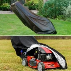 Housse Pour Tondeuse à Gazon, étanche, Anti-poussière Et Anti-UV, En 210D, Avec Cordon De Serrage Et Sac De Rangement Pour Extérieur/intérieur - 188 X 99 X 63,5 Cm,Starlight -Tondeuse Boutique 54705617 5