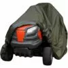 HKLFFJA Housse Pour Tondeuse À Gazon, Housses De Tracteur Résistantes Imperméables Pour La Protection UV, Housse Imperméable Pour Tracteur De Jardin (Color : Green, Size : 140x66x91cm)