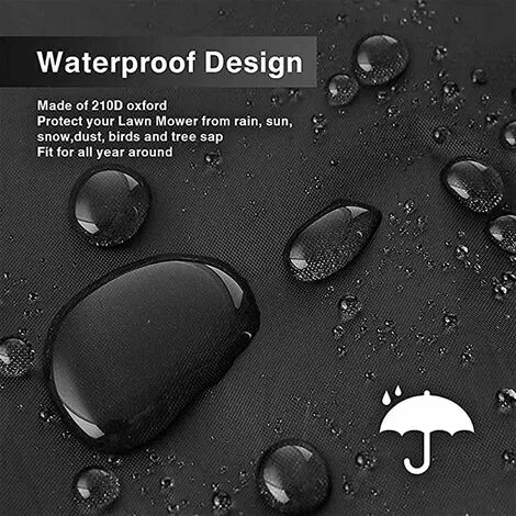 HKLFFJA Housse De Bâche De Tondeuse à Gazon 210D Housse De Protection Universelle étanche Housse De Garage Pour Protection Contre La Poussière De Tracteur à Gazon (Color : Green, Size : XXL) 6 HKLFFJA Housse De Bâche De Tondeuse à Gazon 210D Housse De Protection Universelle étanche Housse De Garage Pour Protection Contre La Poussière De Tracteur à Gazon (Color : Green, Size : XXL) – Image 4