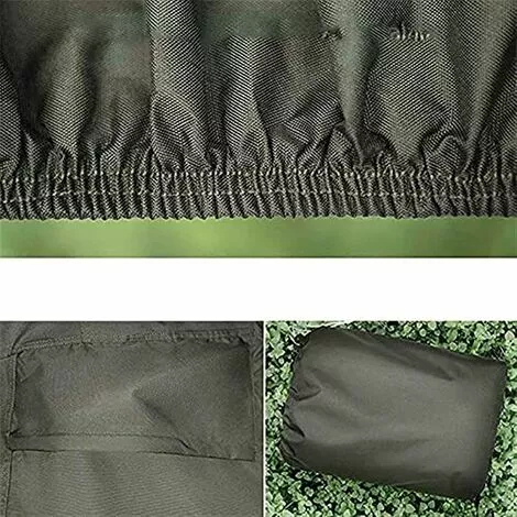 HKLFFJA Housse Pour Tondeuse à Gazon Autoportée, Bâche Imperméable Pour Tondeuse à Gazon, Housse De Tracteur De Pelouse, Coupe Universelle, Fibre De Polyester 210D, Protection UV Anti-poussière 6 HKLFFJA Housse Pour Tondeuse à Gazon Autoportée, Bâche Imperméable Pour Tondeuse à Gazon, Housse De Tracteur De Pelouse, Coupe Universelle, Fibre De Polyester 210D, Protection UV Anti-poussière – Image 4