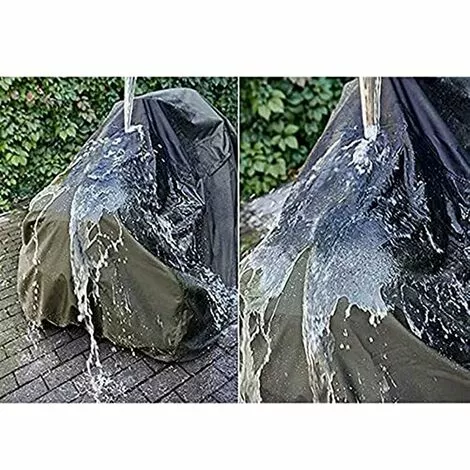 HKLFFJA Housse Pour Tondeuse à Gazon Autoportée, Bâche Imperméable Pour Tondeuse à Gazon, Housse De Tracteur De Pelouse, Coupe Universelle, Fibre De Polyester 210D, Protection UV Anti-poussière 7 HKLFFJA Housse Pour Tondeuse à Gazon Autoportée, Bâche Imperméable Pour Tondeuse à Gazon, Housse De Tracteur De Pelouse, Coupe Universelle, Fibre De Polyester 210D, Protection UV Anti-poussière – Image 5