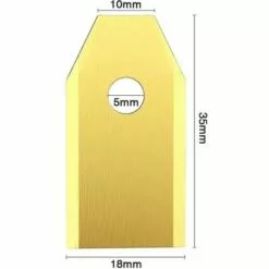 GUAZHUNIFR Lame Robot Tondeuse , 30 Lames De Rechange Universelles Couteau De Rechange Adapté à Toutes Les Tondeuses à Gazon Robotiques Husqvarna Automower, Gardena,Guazhuni -Tondeuse Boutique 55070107 4