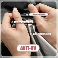 HKLFFJA Housse Pour Tondeuse À Gazon Autoportée, Tondeuse À Gazon Bâche Housse De Capot Housse Étanche Pour Tracteur De Jardin Autoporté (Color : Black, Size : 170 * 61 * 117cm) -Tondeuse Boutique 55254537 5